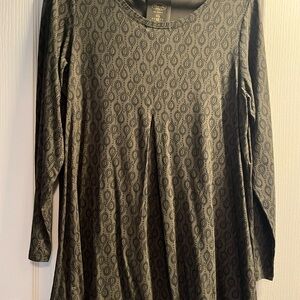 Blue Sky Olive Paisley Tee